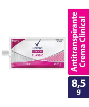 DESODERANTE REXONA CLINICAL CLASSIC SACHET 2X10X8.5G