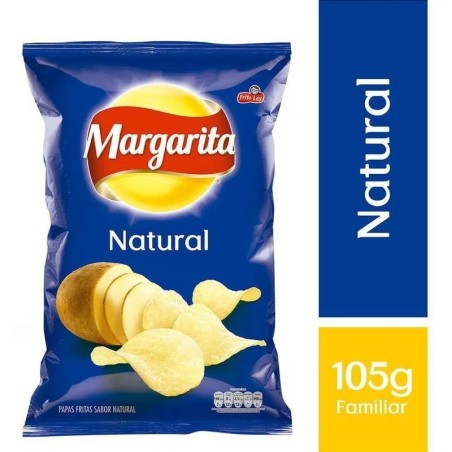 PAPA MARGARITA NATURAL FAMILIAR X 105 GR CJ X 18 UND