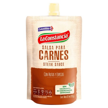SALSA PARA CARNES LA CONSTANCIA X 110 GR X 3 UND CJ X 16 UND