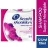 SHAMPOO H&S X 18 ML X 12 UND