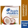SHAMPOO H&S X 18 ML X 12 UND
