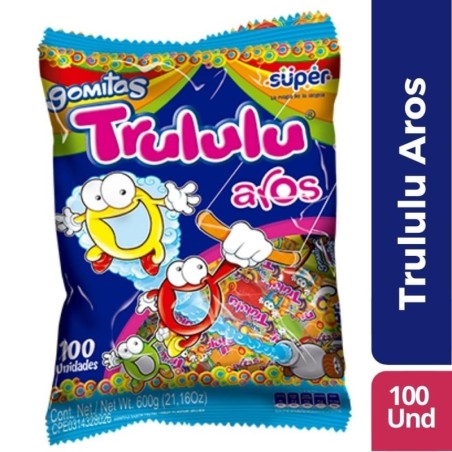 GOMAS TRULULU AROS X 100 CJ X 18 UND