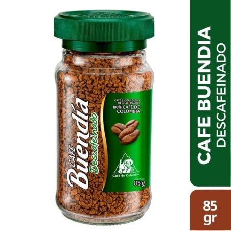 CAFE BUENDIA DESCAFEINADO X 85 GR CJ X 12 UND