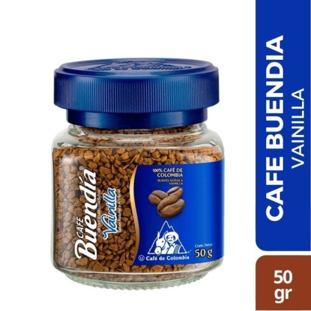 CAFE BUENDIA VAINILLA X 50 GR CJ X 24 UND
