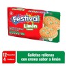GALLETA FESTIVAL LIMÓN PEQUEÑA X 12 GR