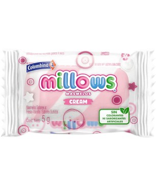 MASMELOS MILLOWS CREAM INDIVIDUAL x 50 UND