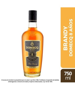 BRANDY DOMECQ 8 AÑOS X 750 ML