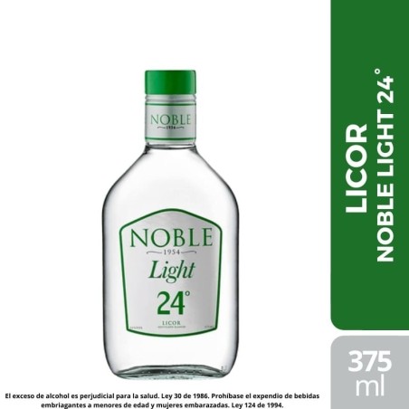 NOBLE LIGHT 24° X 375 ML CJ X 24 UND
