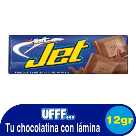 CHOCOLATINA JET  X 50 UND X 12 GR CJ X 30 UND