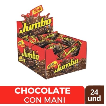 CHOCOLATINA MINI JUMBO JET X 24 UND CJ X 12 UND