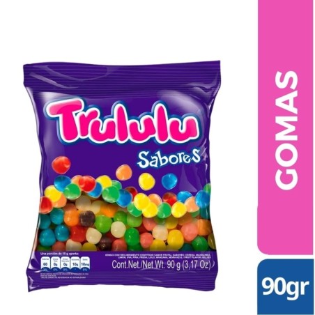 GOMITAS TRULULU SNACKS SABORES X 90 GR CJ X 12 UND
