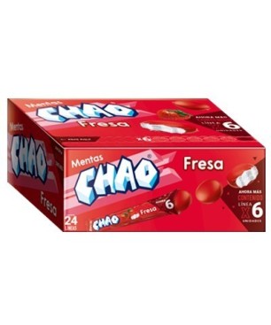 MENTA CHAO EN LINEA FRESA X 6 x 24 UND