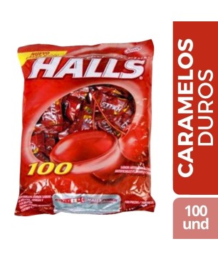 HALLS PEPA ROJO X 100 UND CJ X 30 UND