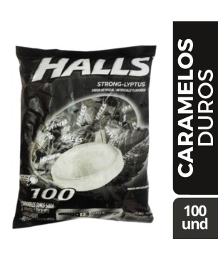HALLS PEPA NEGRO X 100 UND CJ X 30 UND