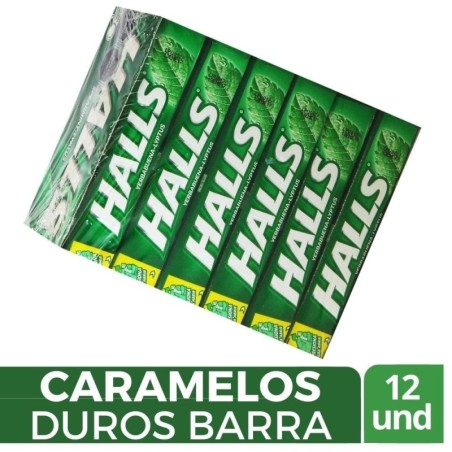 HALLS BARRA VERDE X 12 UND CJ X 30 UND