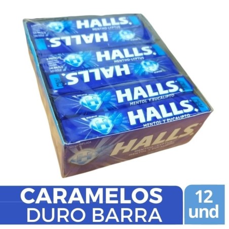 HALLS BARRA AZUL X 12 UND CJ X 30 UND