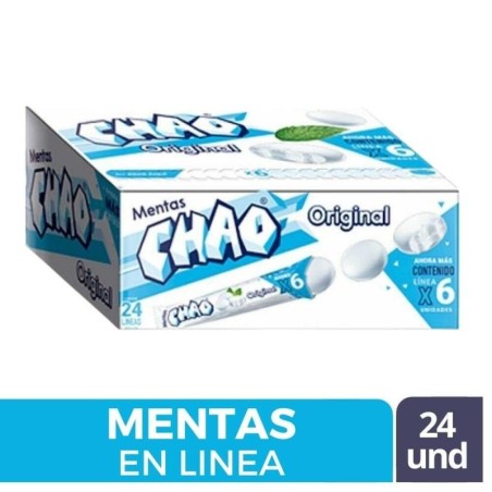 MENTA CHAO EN LINEA MENTA X 6 x 24 UND CJ X 12 UND