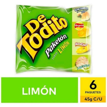 DETODITO LIMON X 45 GR X 6 UND CJ X 6 UND