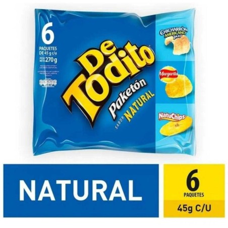 DETODITO NATURAL X 45 GR X 6 UND CJ X 6 UND