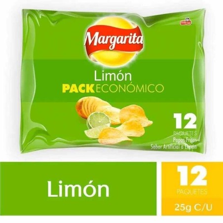 PAPAS MARGARITA LIMON X 12 UND CJ X 6 UND