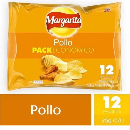 PAPAS MARGARITA POLLO X 12 UND CJ X 6 UND
