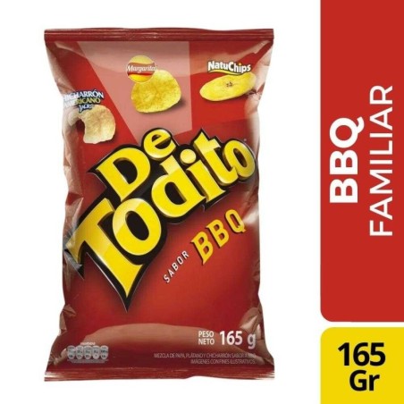 DETODITO FAMILIAR BBQ X 165 GR CJ X 16 UND
