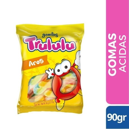 GOMITAS TRULULU SNACKS AROS X 90 GR CJ X 12 UND