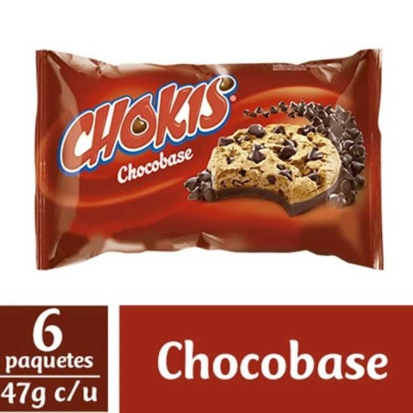 GALLETAS CHOKIS CHOCOBASE X 6 UND CJ X 15 UND