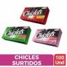 CHICLES ADAMS PEQUEÑOS SURTIDOS X 100 UND