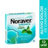 NORAVER GARGANTA PASTILLA MENTA FORTE  X 12 TABLETAS