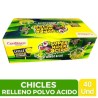 CHICLE SUPER HIPER ACIDO MOLECULAS X 40 UND