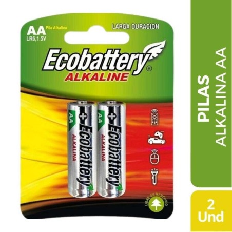 PILAS  AA ALKALINA ECOBATTERY X UND