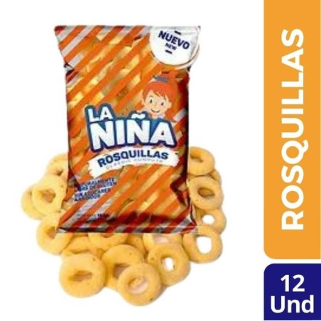 ROSQUILLAS LA NINA X 12 UND CJ X 12 UND