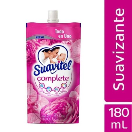 SUAVIZANTE SOFLAN SUAVITEL FLOR DE PRIMAVERA DOYPACK X 180 ML CJ X 56 UND