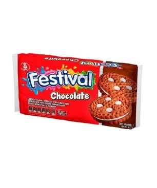 GALLETA FESTIVAL CHOCOLATE GRANDE X 12 GR CJ X 24 UND