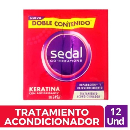 ACONDICIONADOR SEDAL KERATINA X 12 UND X 24 ML CJ X 40 UND