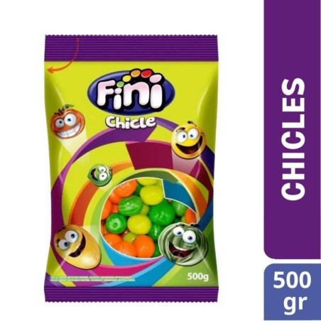 CHICLES FINI ENSALADA DE FRUTAS x 500 GR