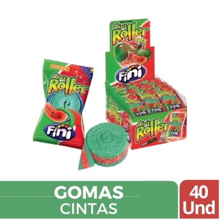 GOMAS FINI CINTA ROLLER SANDIA X 40 UND CJ X 8 UND