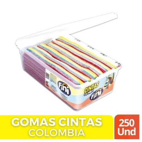 GOMAS FINI CINTA COLOMBIA X 250 und CJ X 12 UND