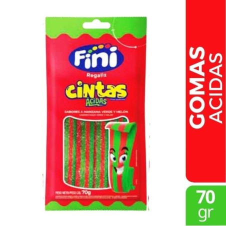 GOMAS FINI CINTAS MANZANA MELON X 70 GR