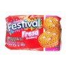 GALLETA FESTIVAL FRESA PEQUEÑA X 12 GR CJ X 24 UND