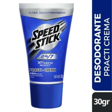 DESODORANTE SPEED STICK PRACTI CREMA XTREME NIGTH X 30 GR CJ X 36
