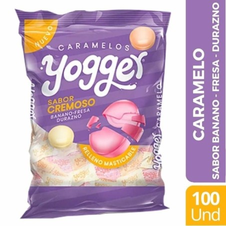 CARAMELO YOGGER X 100 UND