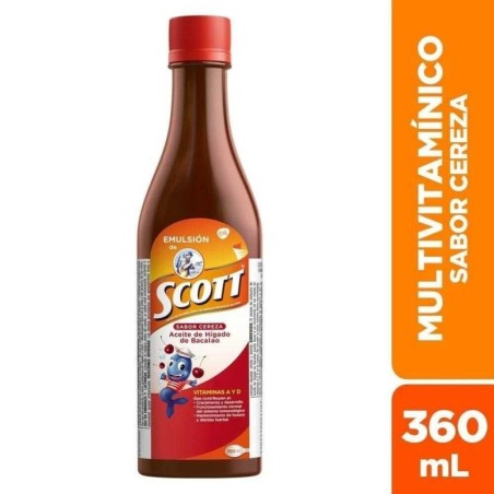 EMULSION SCOTT CEREZA X 360 ML CJ X 24 UND