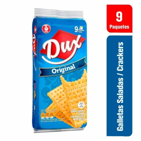 GALLETAS DUX ORIGINAL X 9 UND CJ X 24 UND
