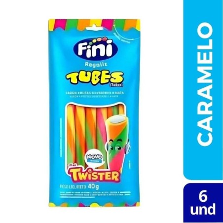 DULCE FINI TUBOS TWISTER X 6 UND X 40 GR
