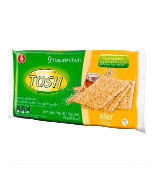 GALLETAS TOSH MIEL X 9 UND CJ X 24 UND
