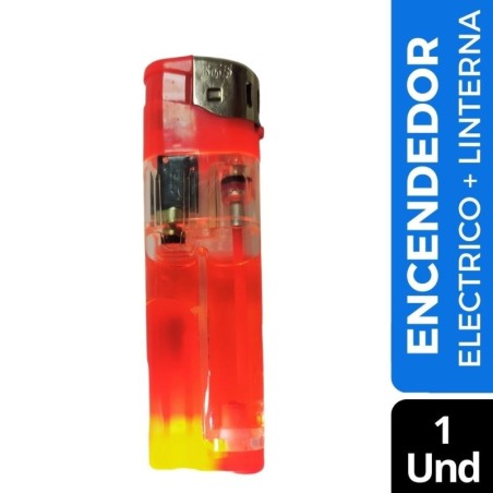 ENCENDEDOR ELECTRICO + LINTERNA X UND  CJ X 1000 UND