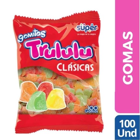 GOMITAS TRULULU CLÁSICAS X 100 UND CJ X 24 UND