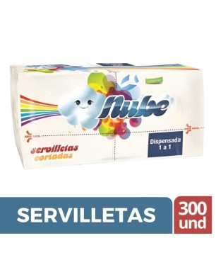 SERVILLETA NUBE CORTADA X 300 UND